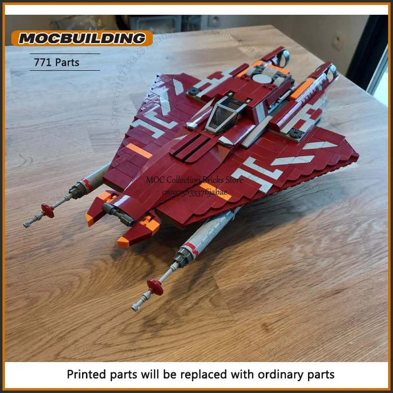 Movie Sets Spaceship Moc Builidng Blocks Striker-Class Fighter Technology Bricks Starfighter Kits Model Toys Xmas Gifts