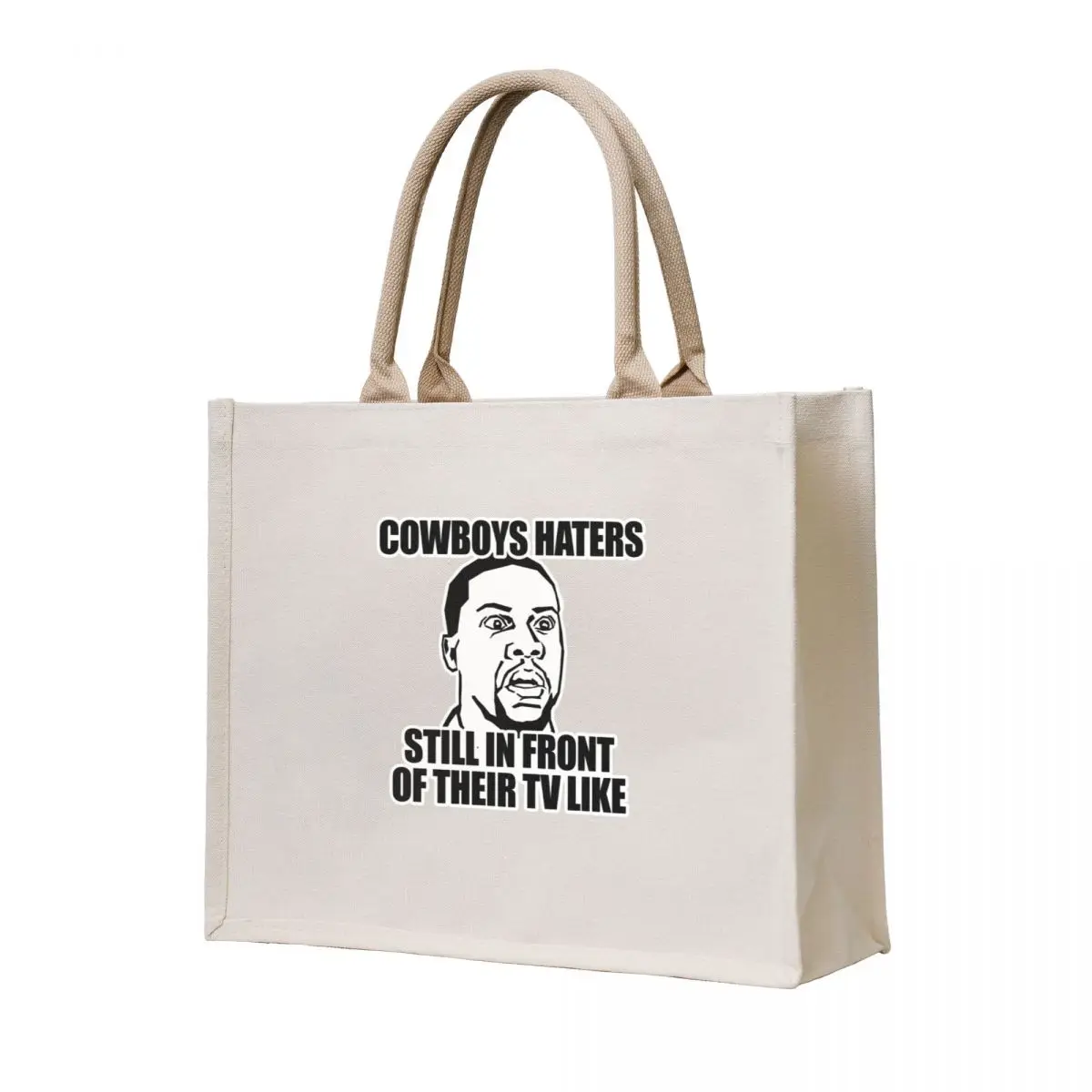 

Cowboys haters still in front of their tv like Tote Bag Fabric bag Women's bags Shopper bag