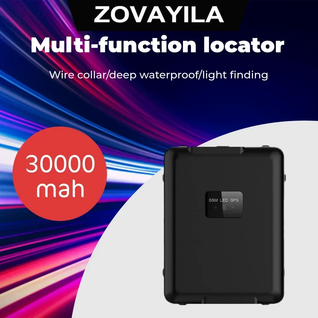 

High capacity GPS locator battery 2W MAH 4G, strong magnetic anti-theft device, free installation