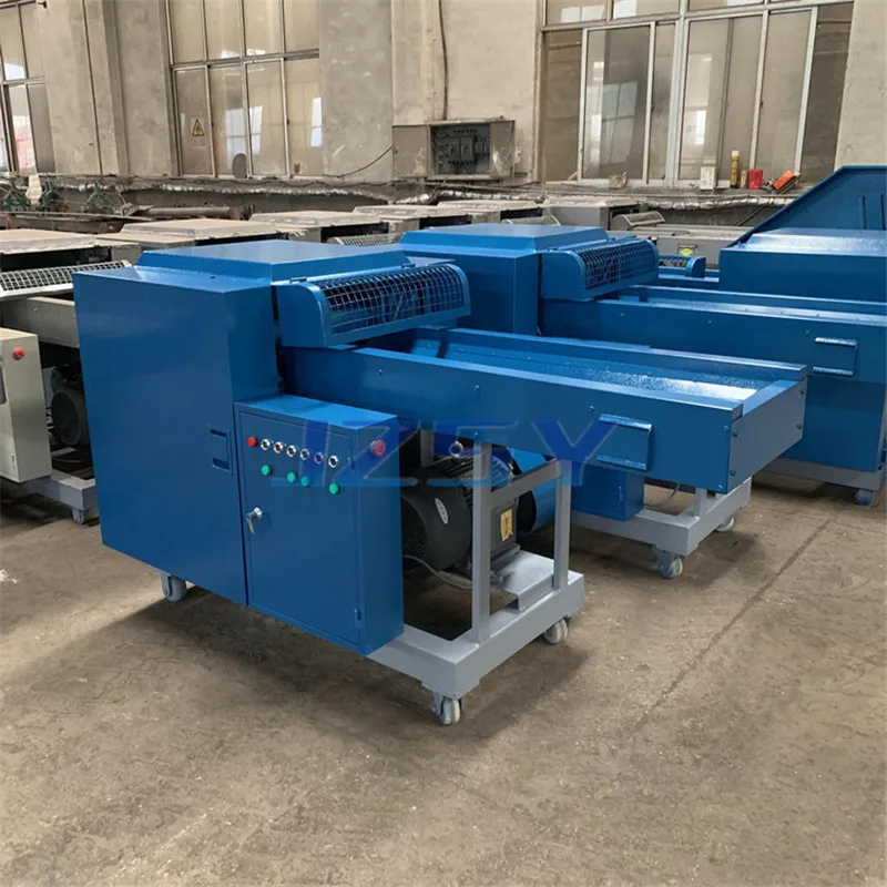 Paño viejo no tejido, ropa usada, trapo, ropa, textil, tela vaquera, máquina cortadora de lana de roca, trituradora de cuchillos rotativa de fibra de ropa de algodón