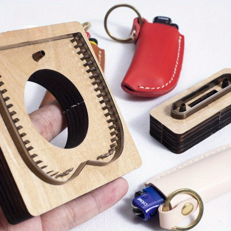 DIY Leather Cutter Knife Mold Handmade Sharp Durable Downcutting Convenient Lighter Case Tool for Crafting and Handwork