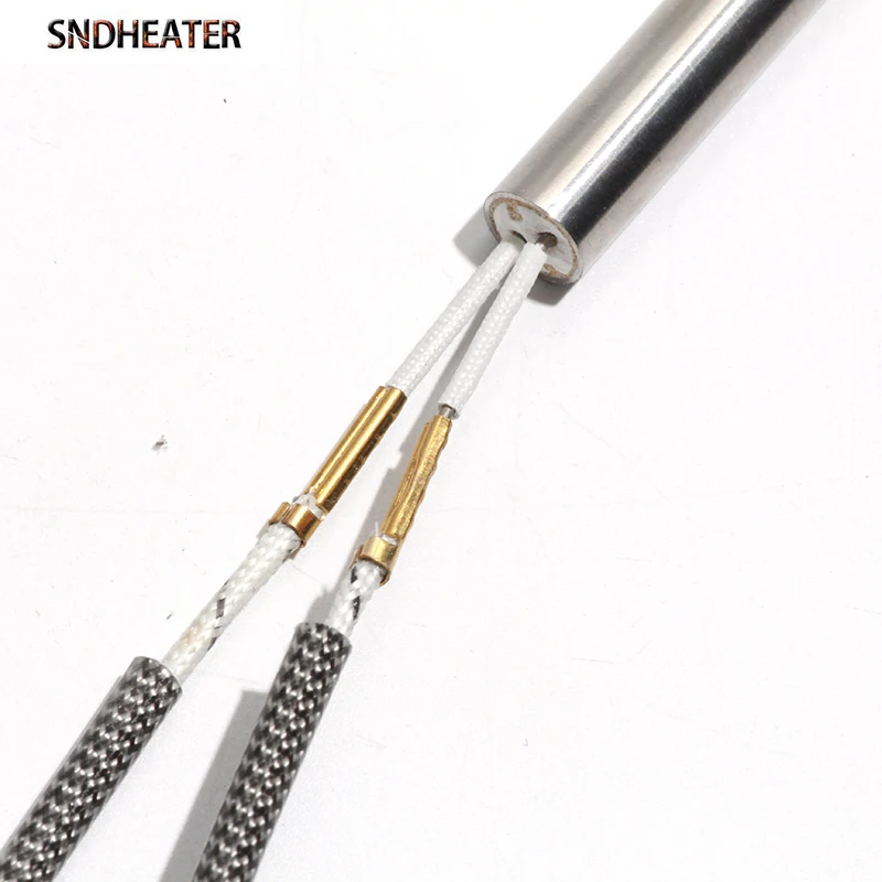 SNDHEATER Cartridge Heater 220V 300W Air Heater Spark Plug Ignition Pellet Igniter 10x100/155/160/170/180mm 304SUS Heat Tube 1pc