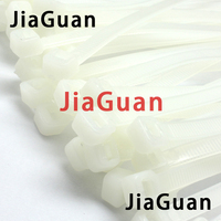 50PCS High-quality High Strength 3X100MM White Self-locking Nylon Cable Ties 3*100mm (2.5mm Width)