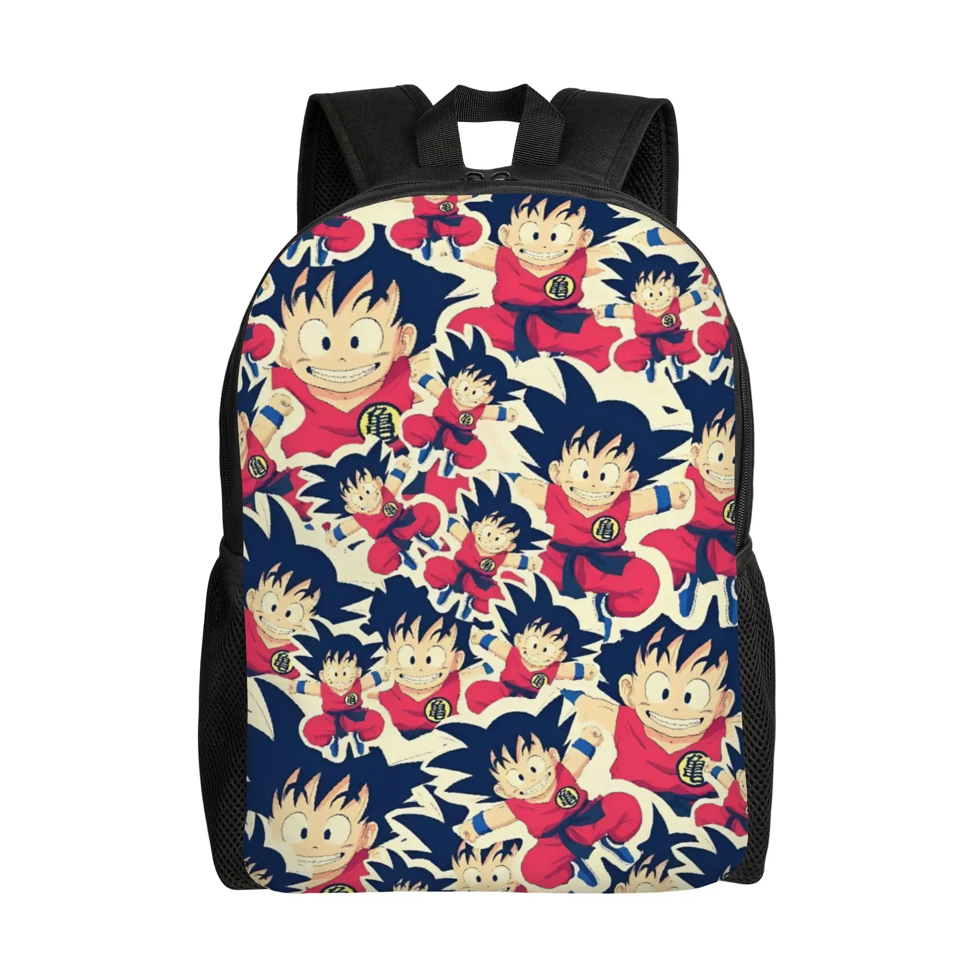 

Dragon Ball Z Goku Pattern Fashion Backpack Outdoor High School Hiking Travel Daypack for Men Women College Shoulder Bag
