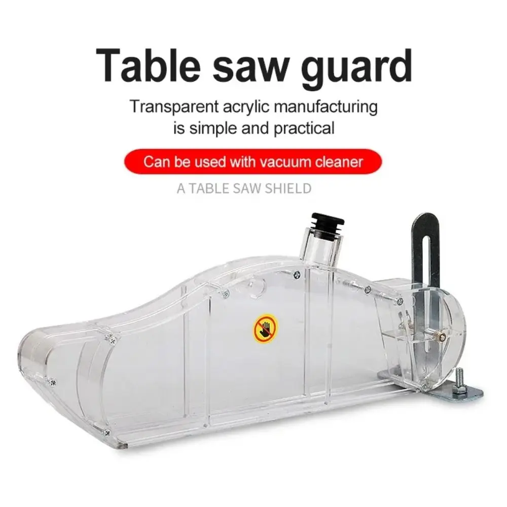 

Anti-Dust Table Saw Protective Cover Universal Transparent Wood Router Safety Shell Dispensing Tool Stand Dust Guard