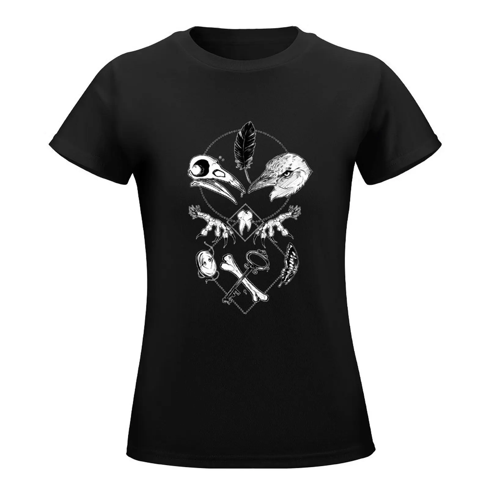 Raven || crow / crowcore design T-Shirt plus sizes sports fans sublime plain woman t shirt