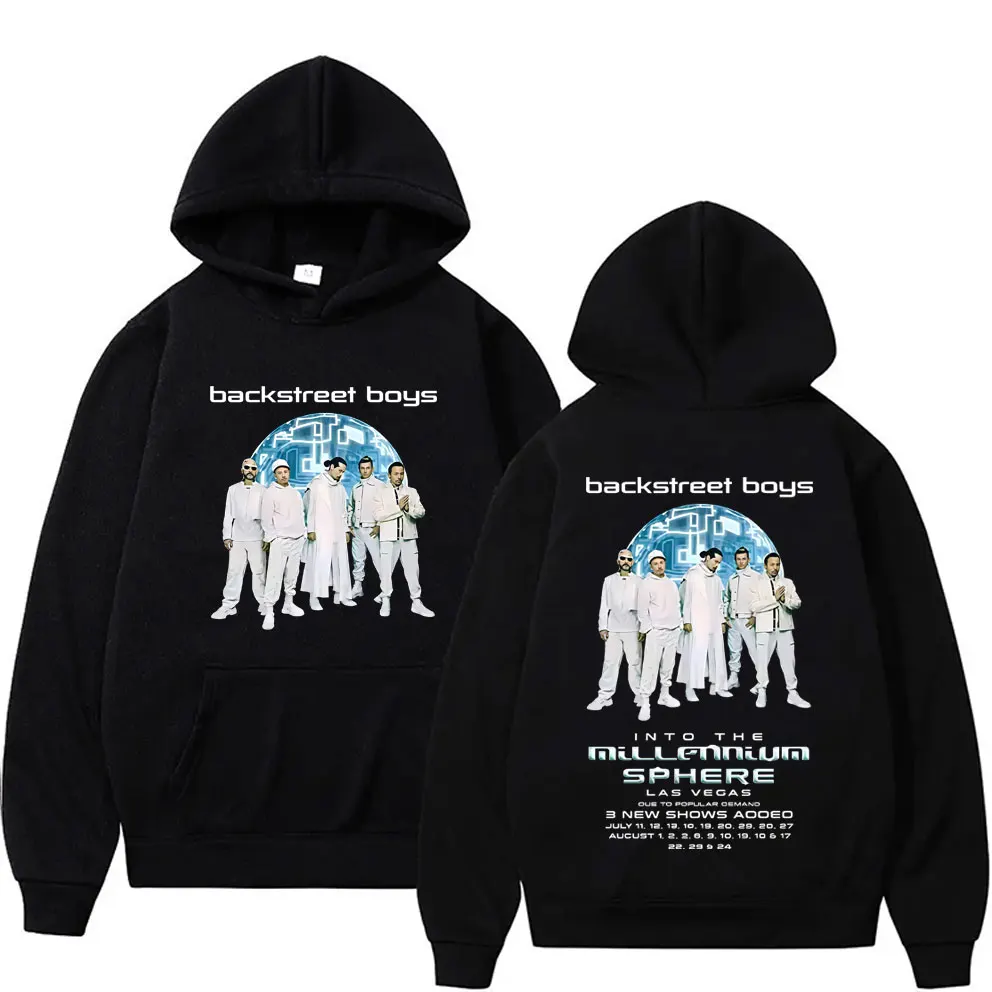 

Backstreet Boys Into The Millennium Tour 2025 Hoodie Men Women Hip Hop Fashion Oversized Sweatshirt Male Casual Vintage Hoodies