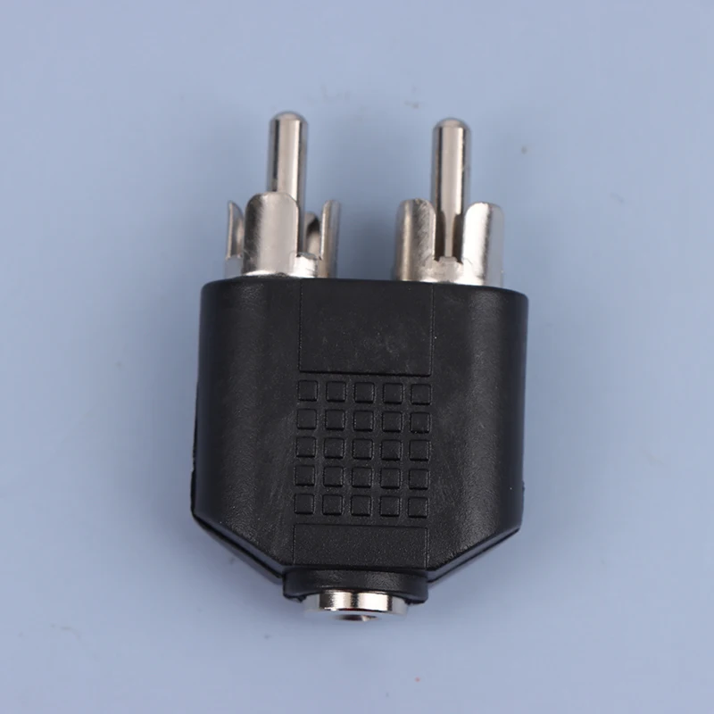 1Pc 3.5mm Audio Stereo Jack Female To 2 RCA Male 3.5mm Male To 2RCA Female 3.5mm Female To 2RCA Female Connector Adapter Plug