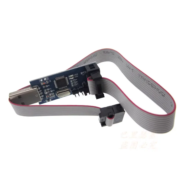 10LOT ใหม่ USBASP USBISP AVR USB ISP USB ASP ATMEGA8 ATMEGA128สนับสนุน Win7 64K