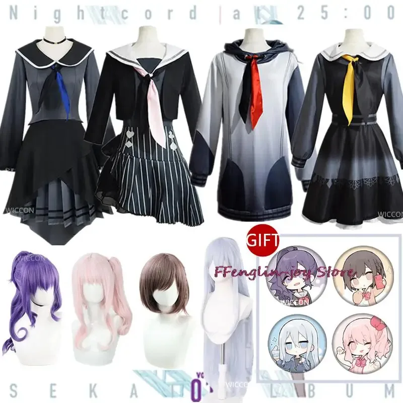 

Akiyama Mizuki Yoisaki Kanade Shinonome Ena Asahina Mafuyu Project Sekai Colorful Stage! Feat.Halloween Carnival Cosplay Costume