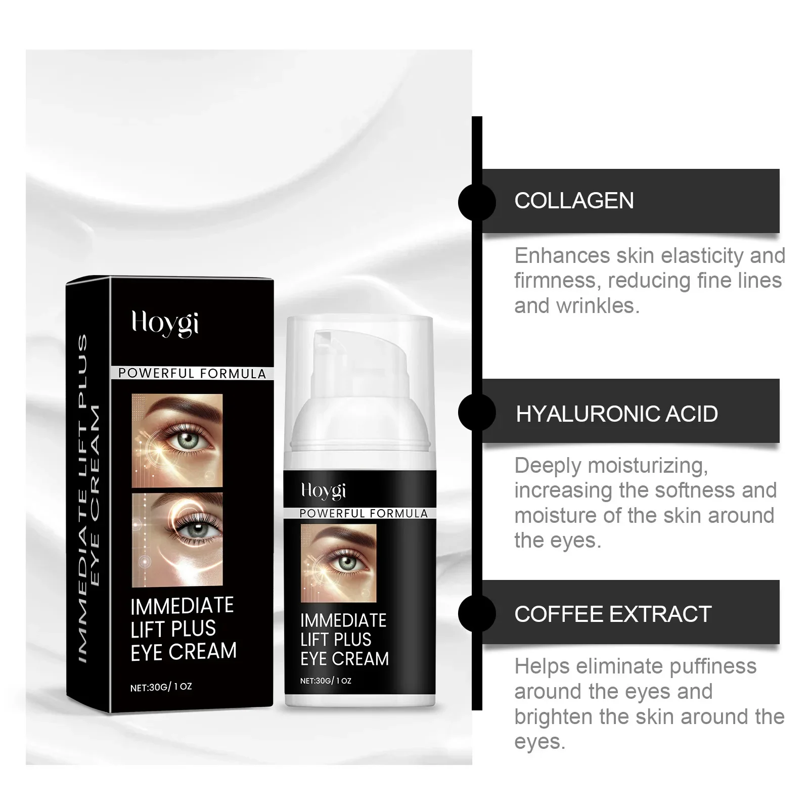 Eye Fine Line Lifting Cream Fade Fine Line Eye Bags Soften and Firm Skin Eliminate Puffiness and Dark Circles Mproves Eye Skin