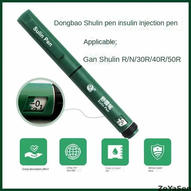 Penna per insulina Sulin Siringa da 3 ml Tipo universale Penna per diabete Glucosio nel sangue Iniezione di insulina Penna R/N/30R/50R