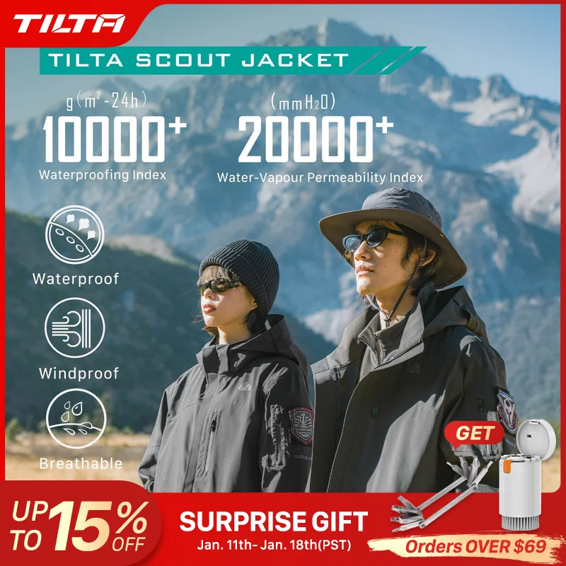 TILTA TA-SJ Giacca Scout Giacca da lavoro S/XXL Fodera per giacca Scout