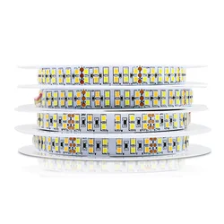 5M 2835 CCT LED Strip doppia fila 240LED/m 336LED/m dimmerabile doppio nastro flessibile bianco 12V 24v DC WW CW