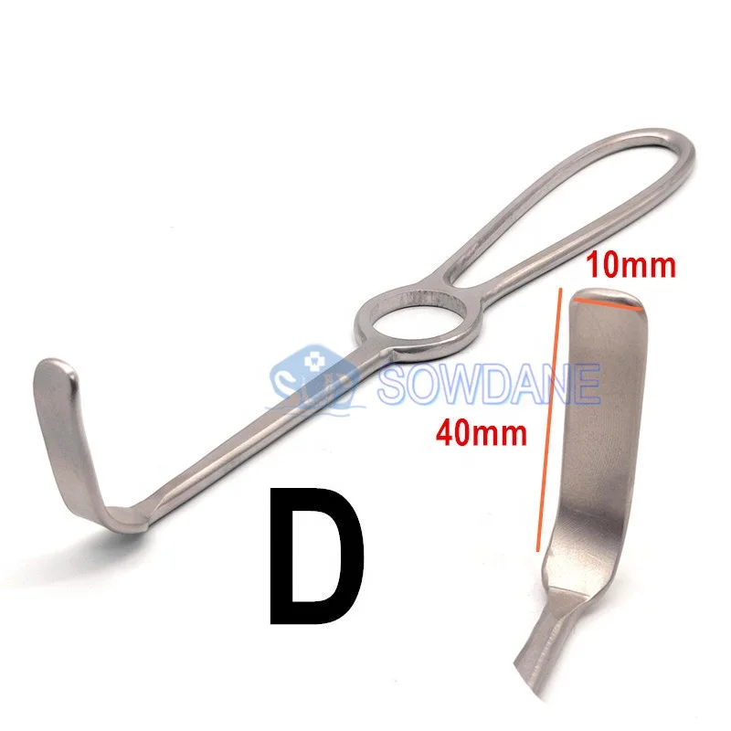 Y Lab Retractor Kocher-Langenbeck Retractor Cheek Tissue Surgery Retractor Stainless Steel Lab Instruments Tools