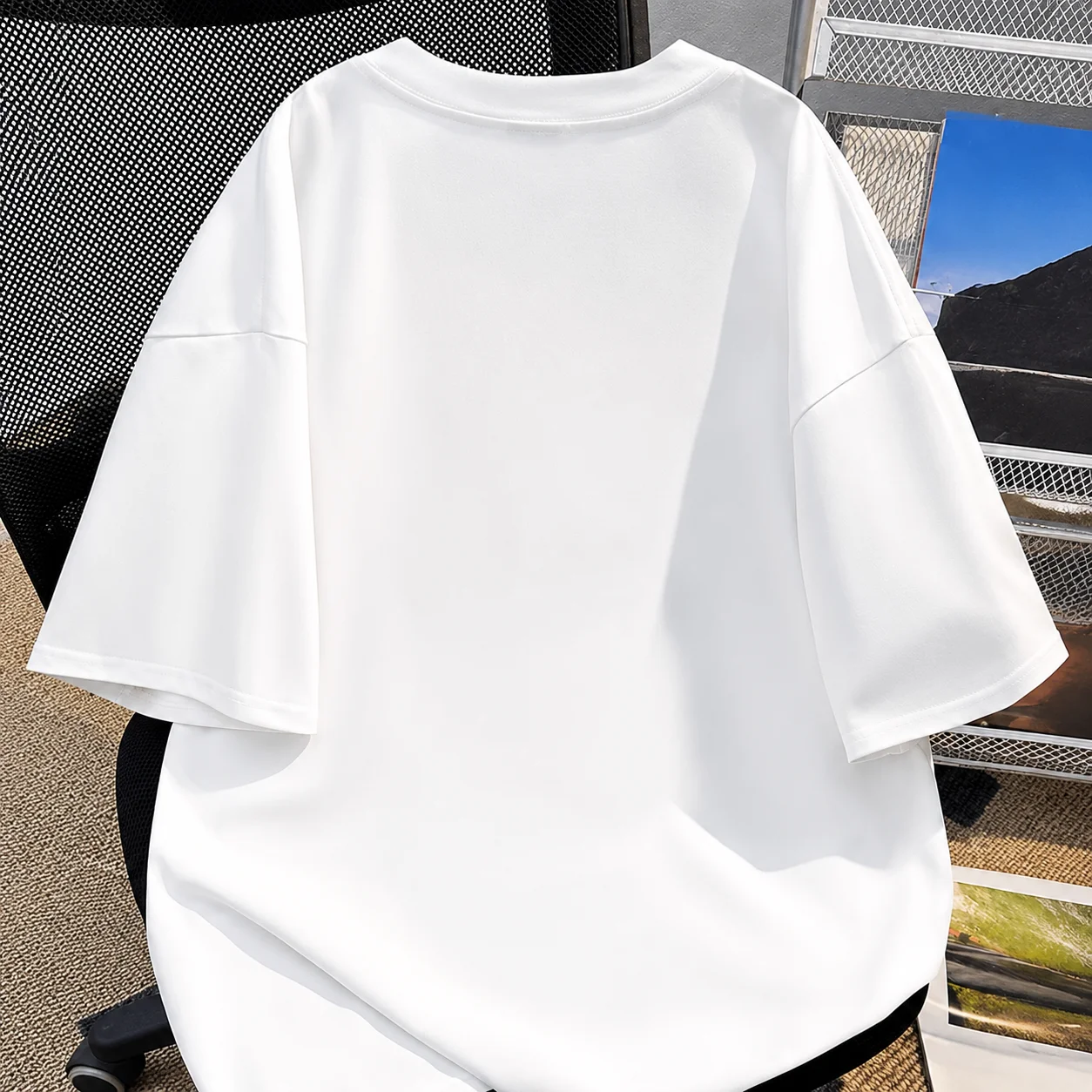 Men's Pure Cotton Short-Sleeve - Street Fashion Graffiti 评论和价格