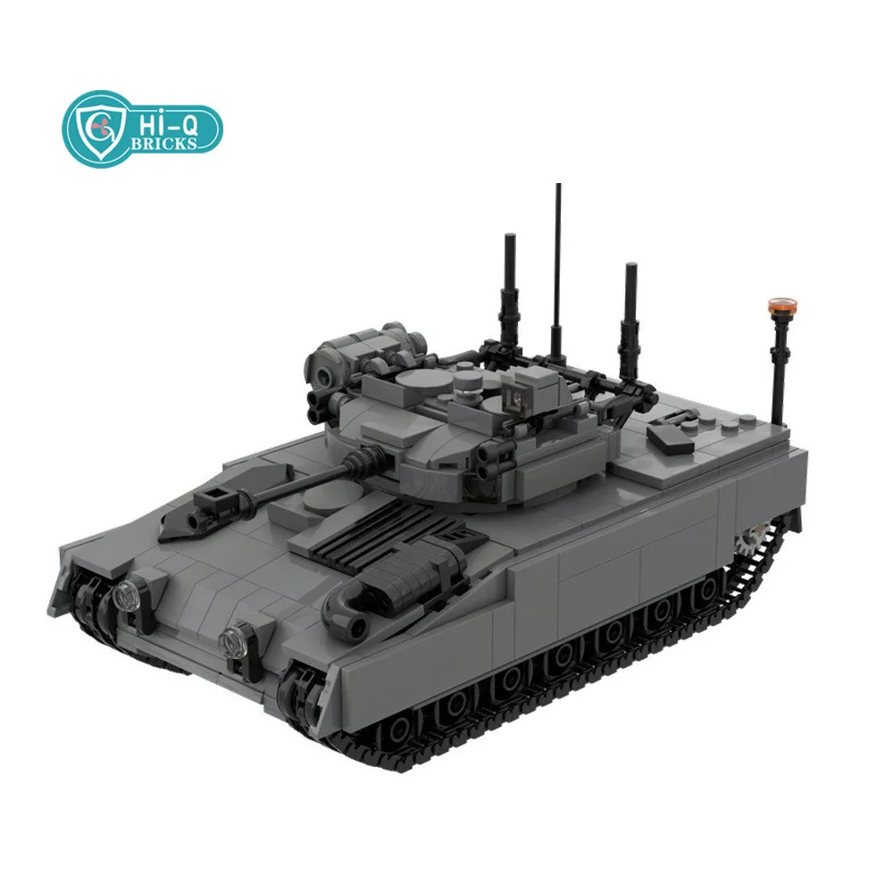 

Набор для сборки игрушечной модели MOC 90317 KC26 Bullfighter Tank - совместим с небольшими строительными блоками Lego для образовательных игрушек.