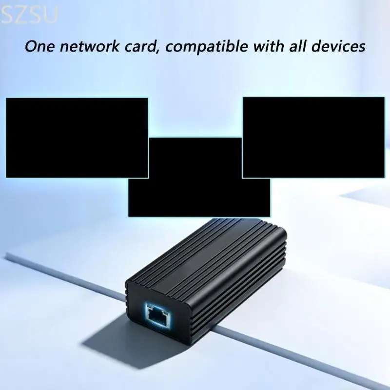 SZSU 10G USB Ethernet Networking Adapter Plug And Play Card RTL8159 Chip Aluminum Case