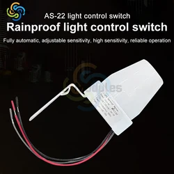 Automatic On Off Adjustable Street Light Photoswitch Photocell Sensor Switch Photo Control Sensor Switch  AC110-220 AS-22