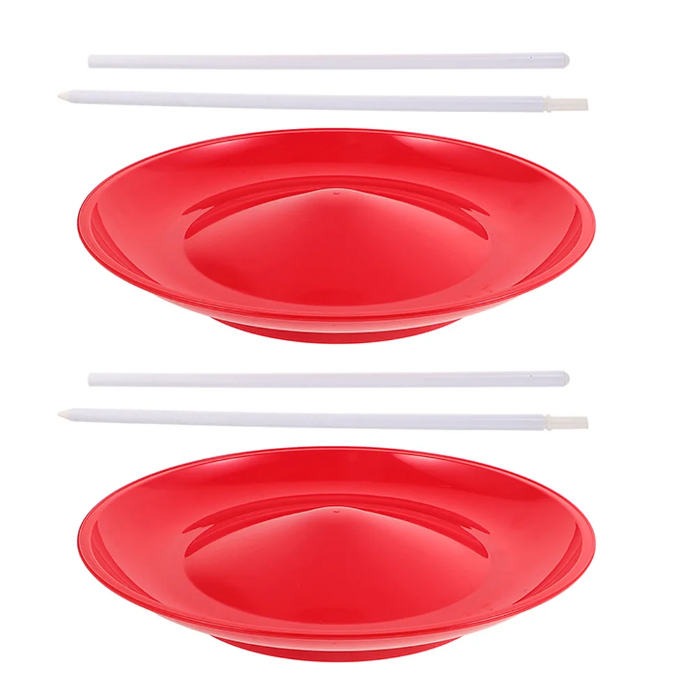

2Pcs Juggling Spinning Plate Vibrant Plastic Balance Rod Ideal for Circus Performance Stage Prop Acrobatic Skills Spinning Plate