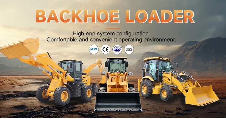 Diesel-Baggerlader 4WD Hydraulischer Radbagger Kompaktlader für Landwirtschaft, Bau und Erdbewegung, kundenspezifisch anpassbar – Detail 3