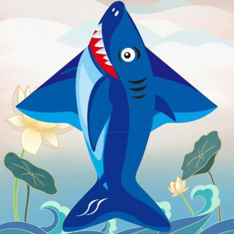 凧草原凧風を飛ばす子供大人大型イルカ凧ストリングなしギンガムアウトドア楽しいスポーツおもちゃ 1.6 メートル