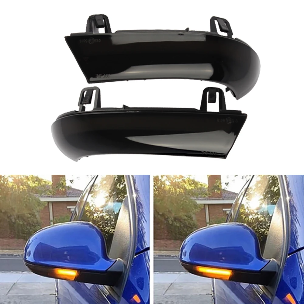 

2pcs Sequential Side Mirror LED Turn Signal Lights For VW Golf 5 Variant GTI Jetta MK5 Passat Sharan Skoda 1K0949101 1K0949102
