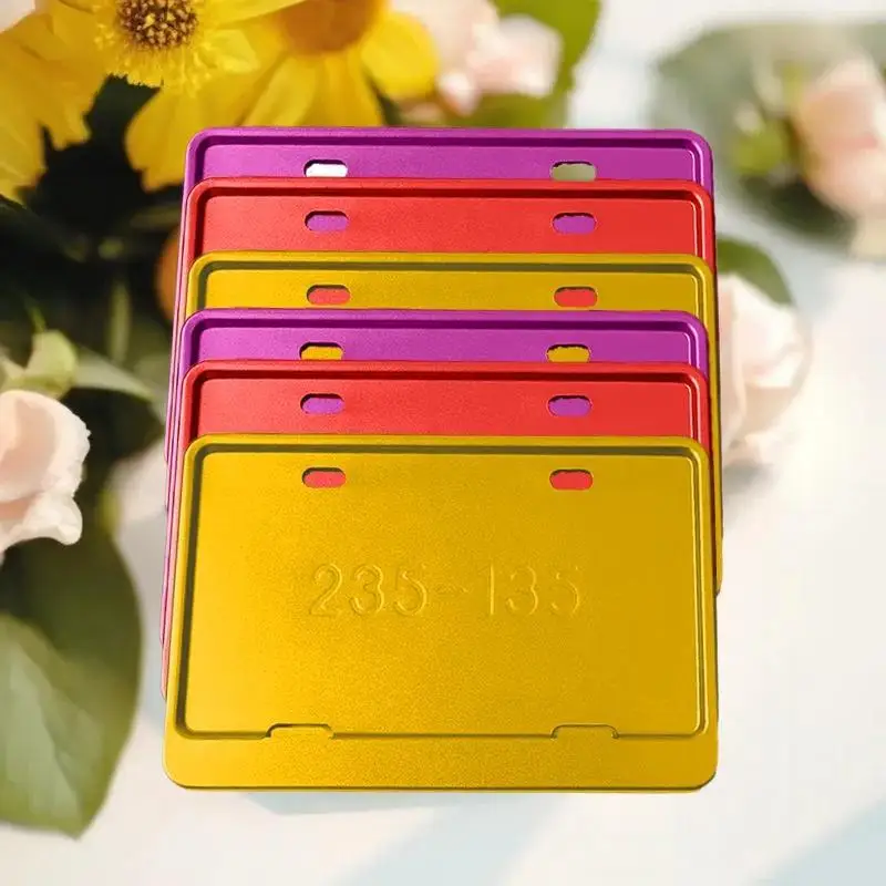 حامل لوحة ترخيص الدراجة النارية العالمي المتين؛ ملحق إطار لوحة الترخيص لتحديث الدراجة النارية #2