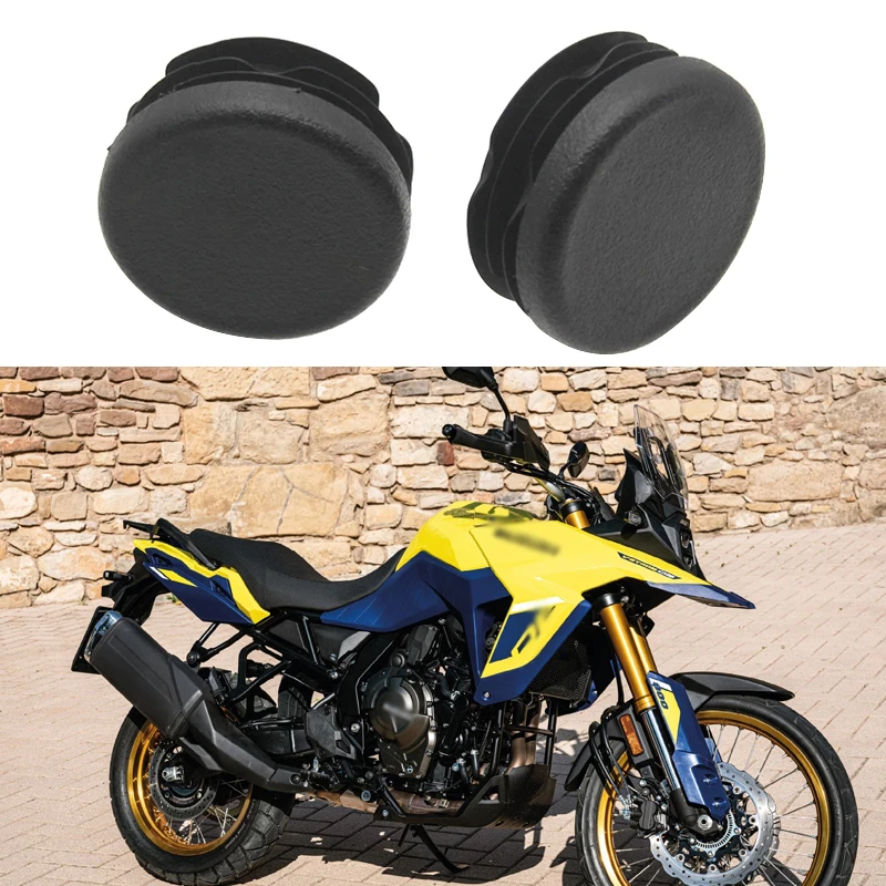 For Suzuki V-STROM 800 DE Motorcycle Frame Hole Cover Caps Plug Decorative Frame Cap Set VStrom 800DE 2023 2024