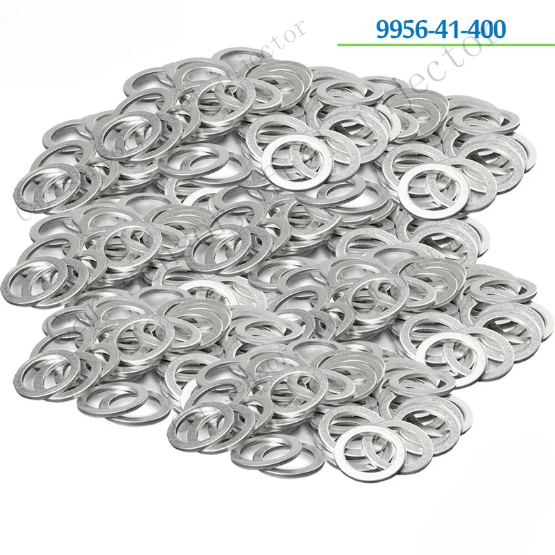 Q+ 1000X 14MM Aluminum Oil Drain Plug Gasket Washer For Mazda Kia 9956-41-400