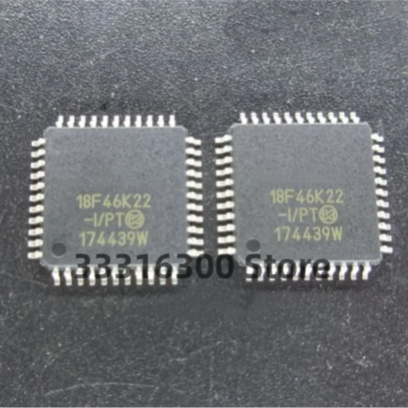 

10PCS New PIC18F46K22-I/PT PIC18F46K22 QFP44 Microcontroller chip IC