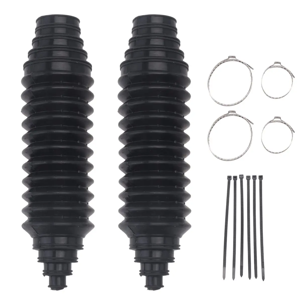 Compatible Car Universal Steering Rack and Pinion Boot Steering Rack Boot Tool Kit, Dustproof Silicone Inner Tie Rod Boot Set