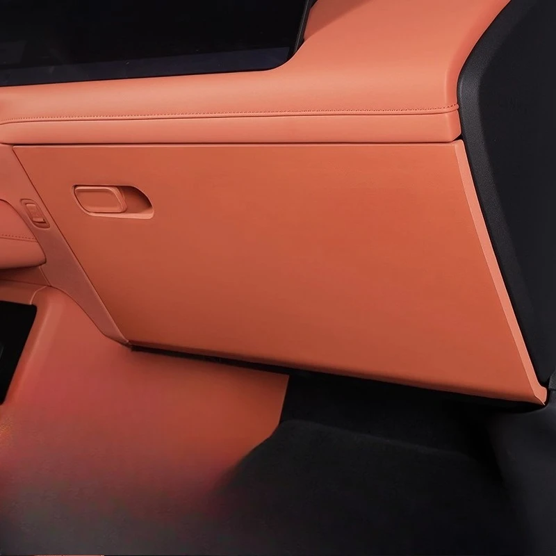 

For Lynk&Co 900 2025 Passenger Glove Box Protective Pad Leather Anti-scratch Storage Box Protective Sticker Accessories