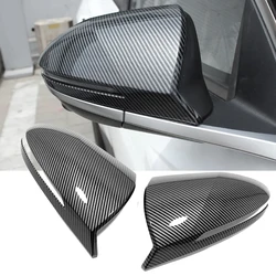 For Hyundai Tucson 2021 2022 2023 NX4 Car Accessories Trim Carbon Fiber Styling Rear View Mirror Cover