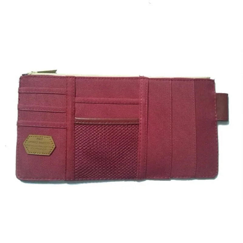 Universal Car Sun Visor Organizer Multi-Pocket CD/Card Holder Hanging Storage Pouch for Car Accessories