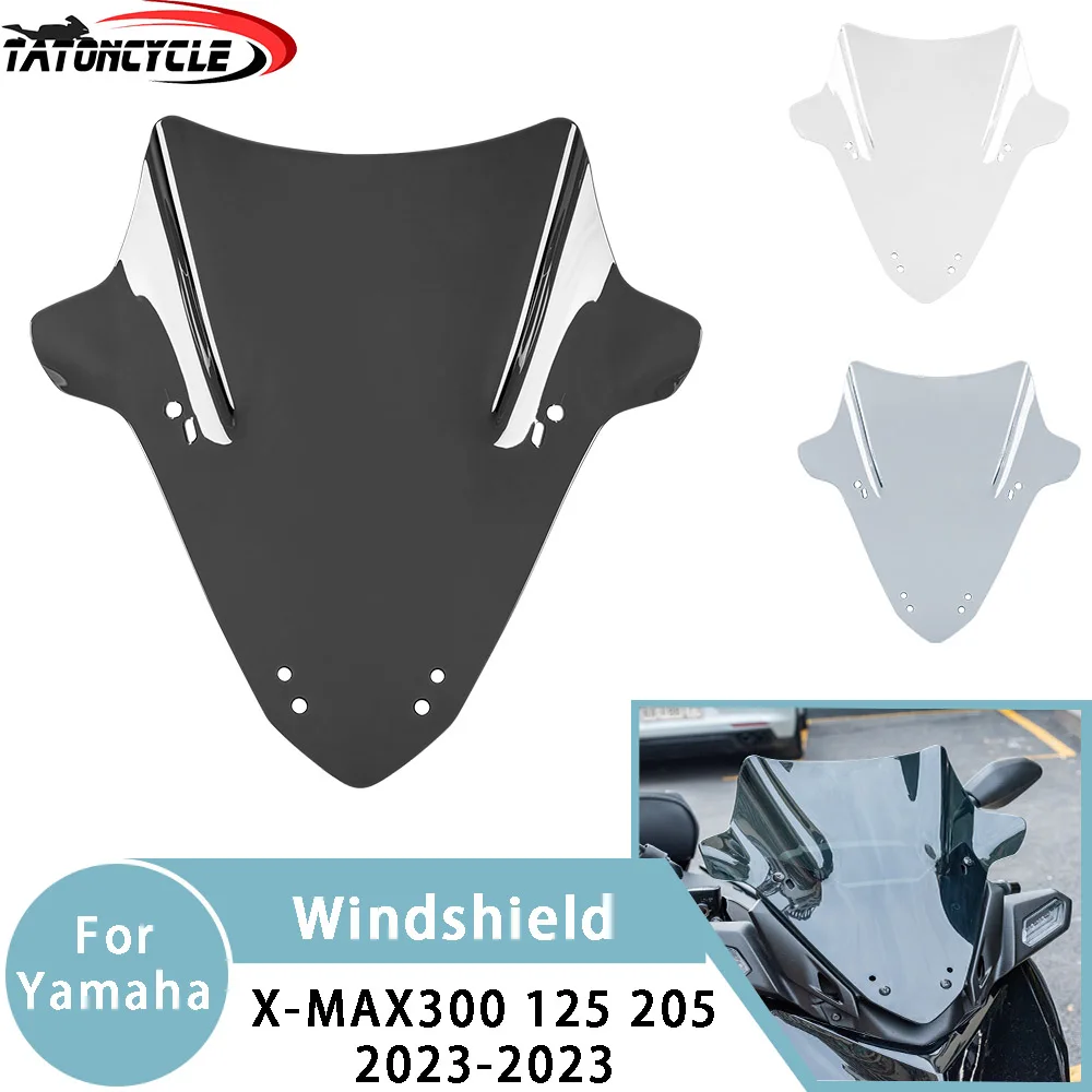 

For Yamaha XMAX300 Windshield Windscreen X MAX X-MAX 300 125 250 2023 2024 Motorcycle Wind Screen Shield Deflector Accessories