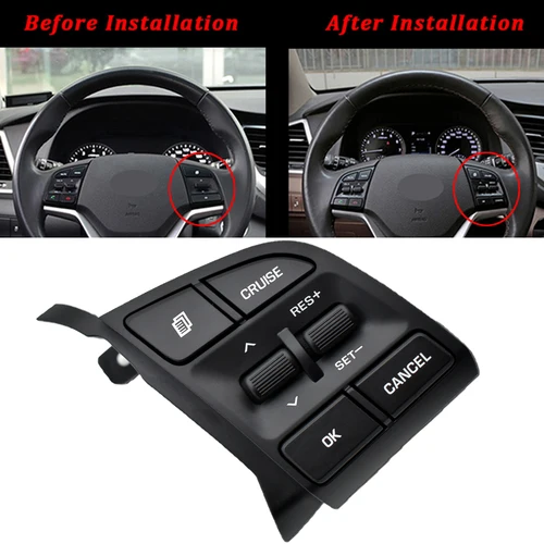 Botones de volante BINGWFPT para Hyundai Tucson 2015-2019 interruptor de botón de Control de crucero del volante 96720D3200