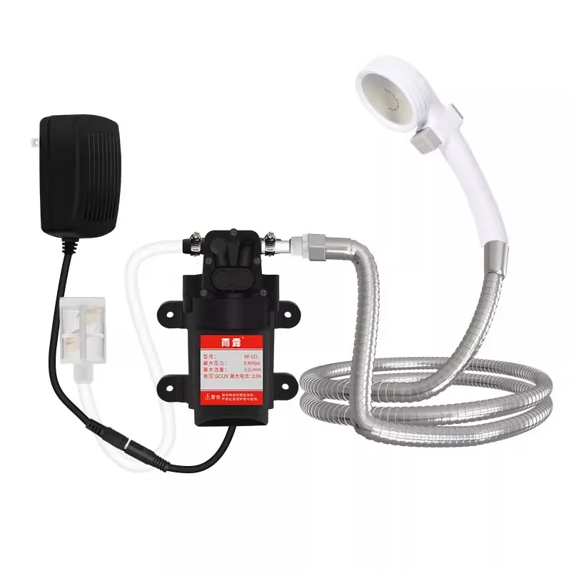 Rural Dormitory Bathing Artifact Home Rental Outdoor Electric Portable Simple Self priming Shower Electric Shower Head 220V