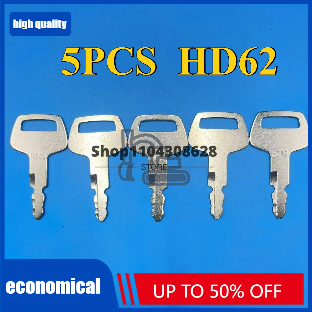 

5 шт. ключи HD62 41307-00007 ключ зажигания для экскаватора Hyundai
