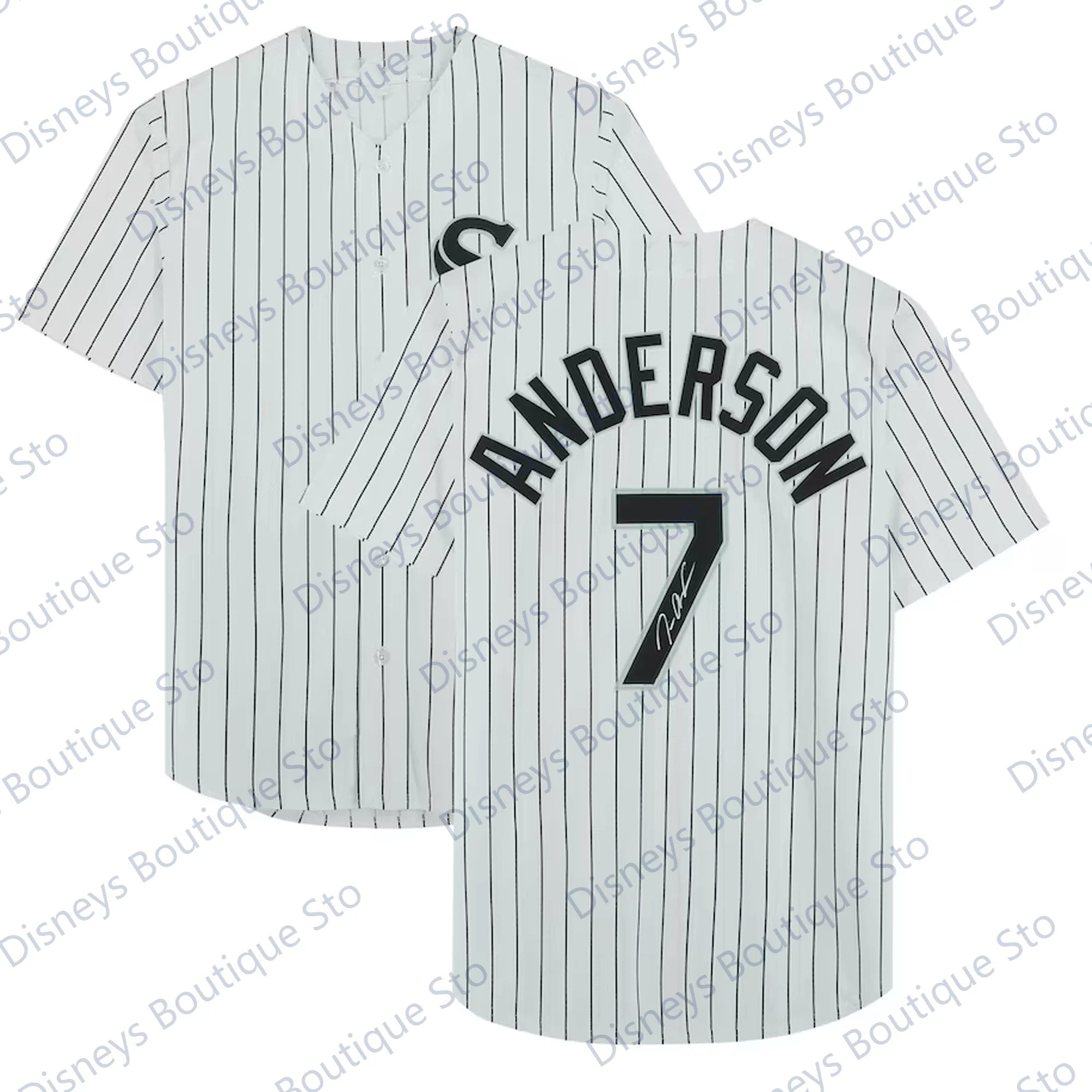 New Arriavl Jackson Chicago White#8 Full Size Autographed Baseball Buttons Jersey Art by David Arrigo Button Baseball Uniform