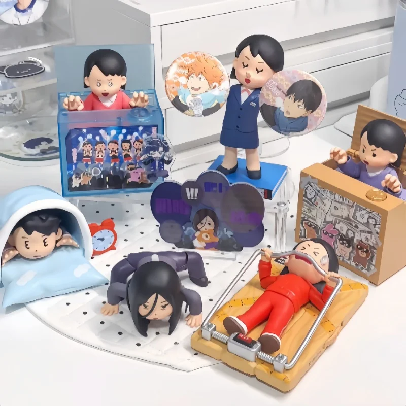 

Genuine Plzdot X Irasutoya Blind Box Good Luck Life Series Cute Movable Cartoon Cute Figure Desktop Ornaments Creative Kids Gift