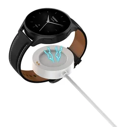 Replacement Charger for Xiaomi Watch S5/ S4/ S3/S2 Watch H1/ Watch 2 Pro USB Cable Magnetic Charging Dock Stand Smartwatch White