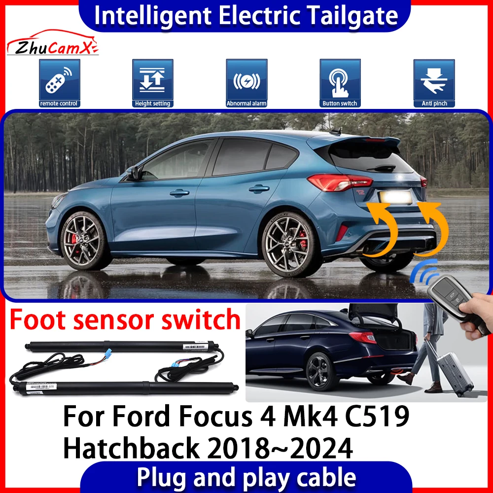 

Automatic Lifting kit Opening Trunk Intelligent Electric Tail Gate Lift Tailgate for Ford Focus 4 Mk4 C519 Hatchback 2018~2024