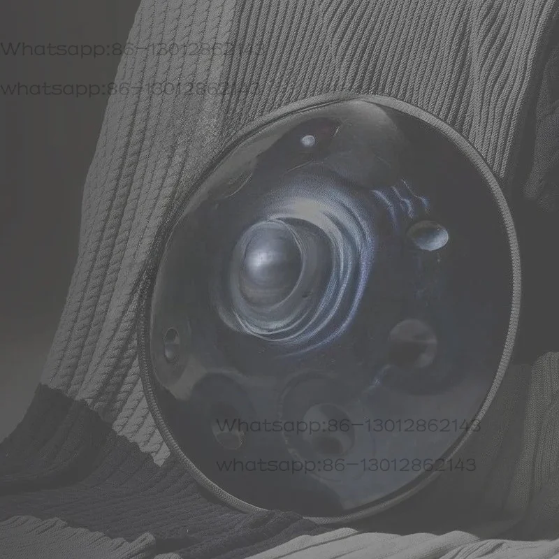 440Hz 432Hz 10 Tone Handpan Drum, Steel Hand Disc Drum for Professional Performance