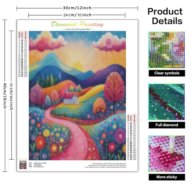 SDOYUNO 5d Diamond Painting Landscape Full Square&Round Diamond Embroidery Mosaic Sale Decoration Home Gift