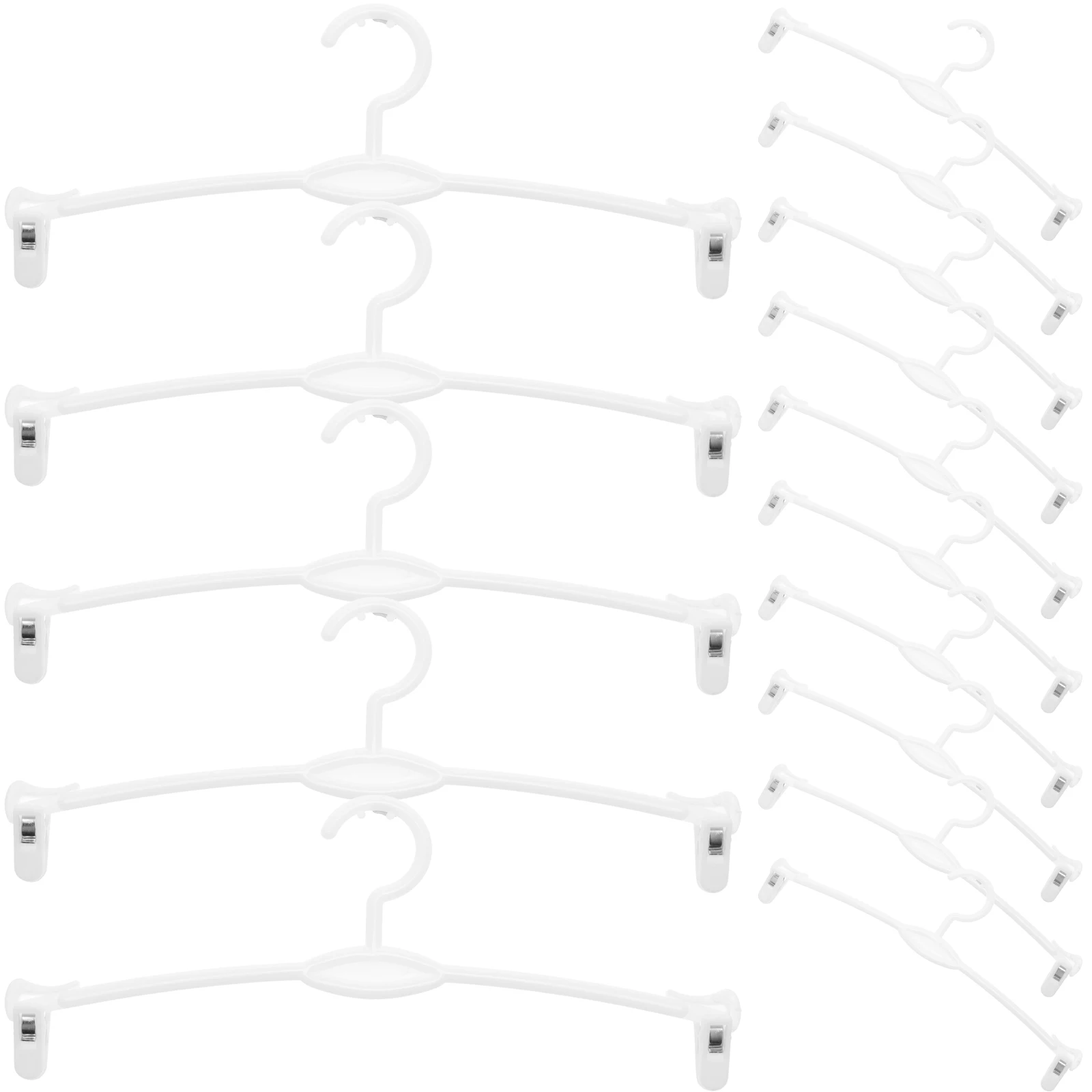 

15 Pcs Underwear Plastic Clothes Clips Panties Hanger Laundry Drying Rack Bra Strap Holder Delicate Washables Coat