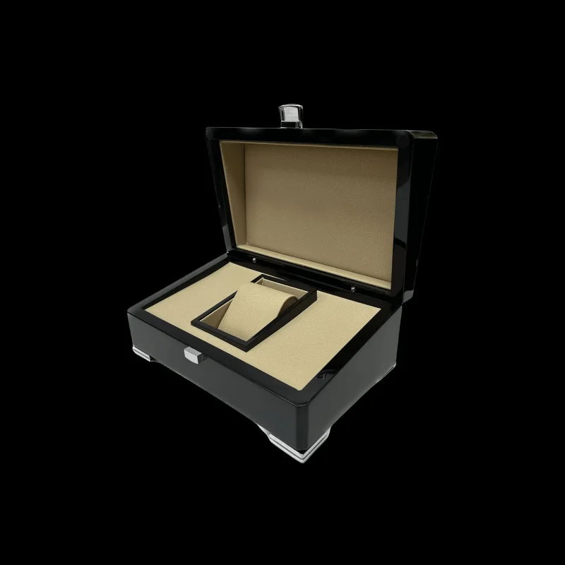Factory Supplier Brown With Wooden Watch Box Luxury With Papers Card Can Customization Stainless Steel 904L Waterproof Watche