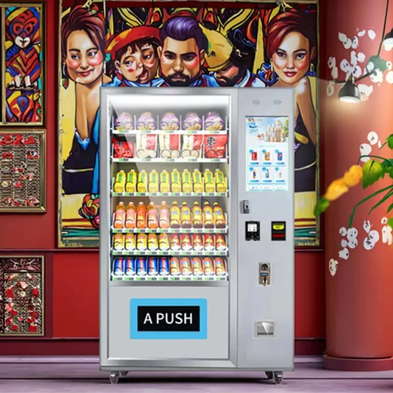 

Vending Machine for Drinks Snacks All Kinds of Daily Necessities 21.5 Inches Touch Screen 24 Hours Self-Service Vending Machine