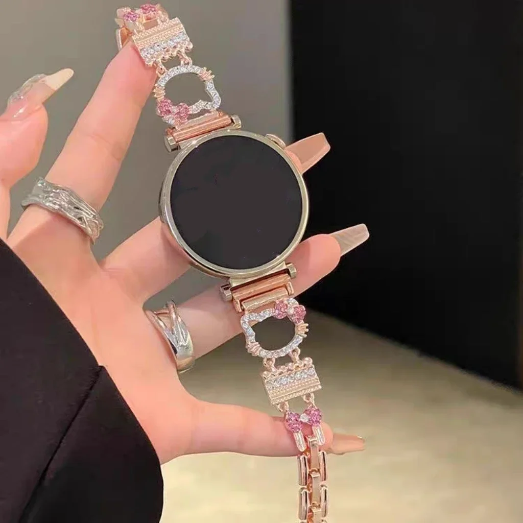 �y�Z�[�����z�f�G�ȃL���L���P��18mm 20mm 22mm�u���X���b�g�A�����p�X�g���b�v�o���h�ASamsung Galaxy Watch 7 FE 5 Pro 4 6 classic 44mm 40mm�X�|�[�c�o���h�p