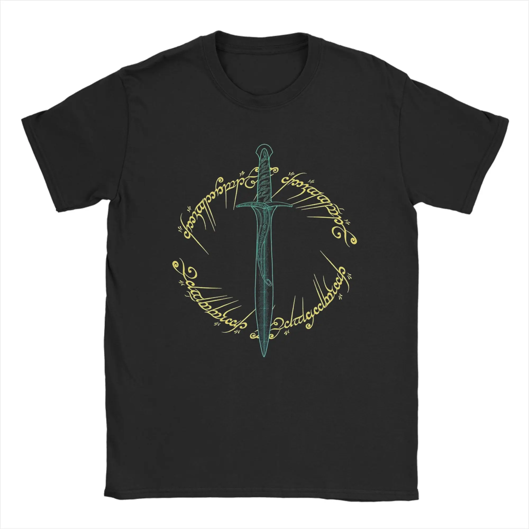 Men Sting L-Lords Of The R-Rings T Shirt  Pure Cotton Clothes Unique Short Sleeve Round Neck Tees Printed T-Shirts